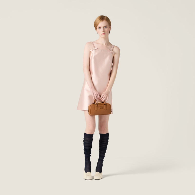 Miu Miu Silk and wool mini-dress outlook