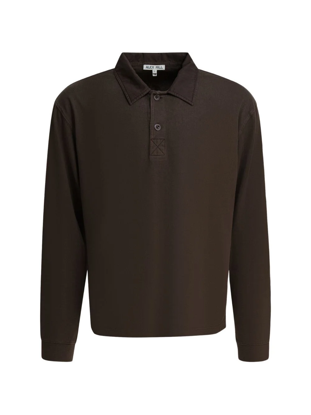 buttoned polo shirt - 1