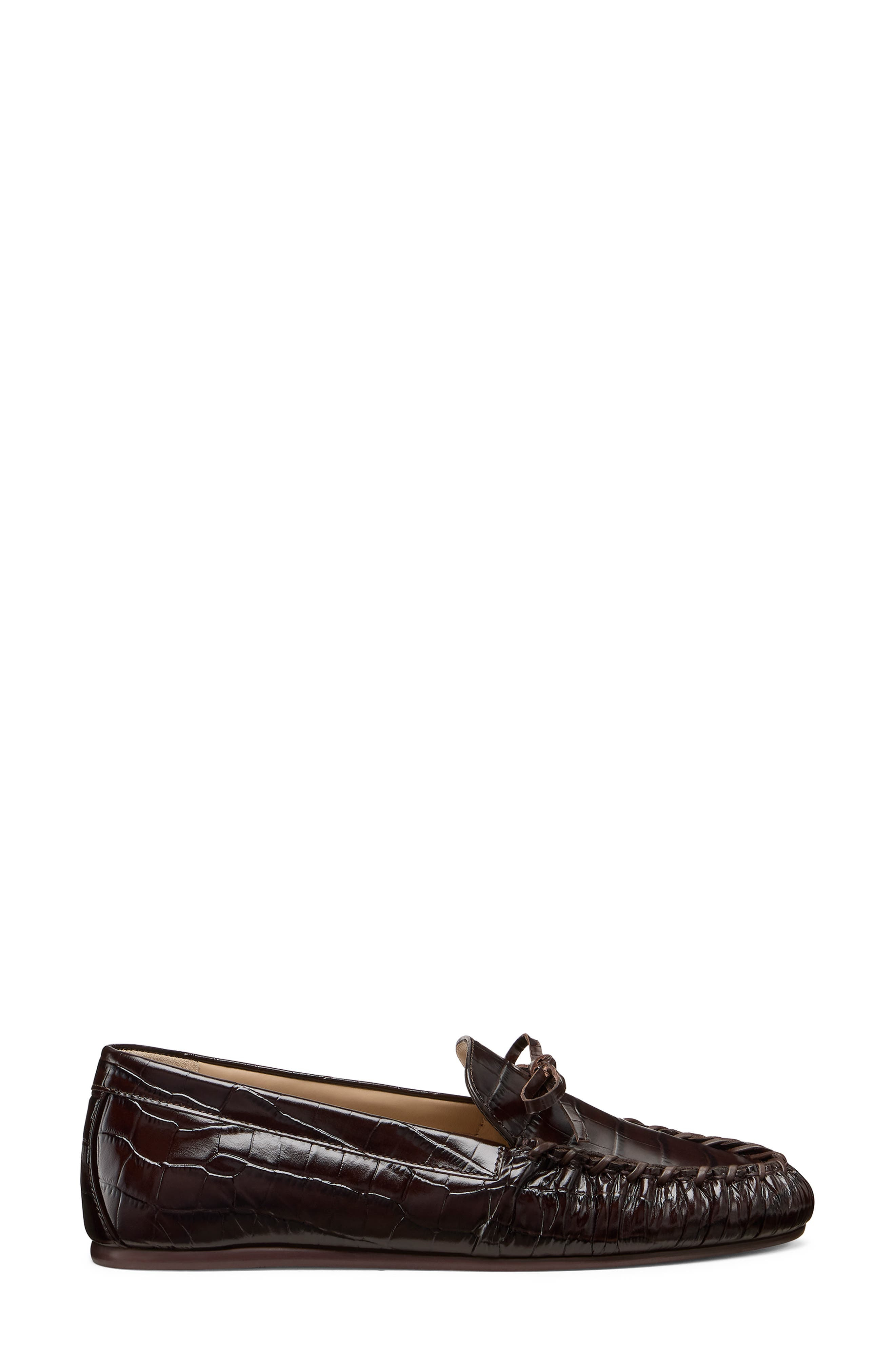 Stuart Weitzman Britt Bow Loafer in Walnut at Nordstrom - 2