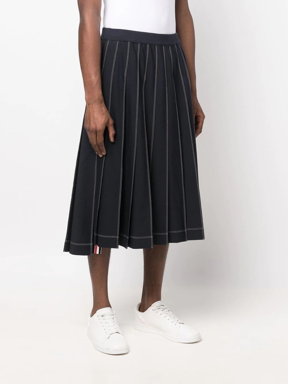 pleated midi skirt - 3