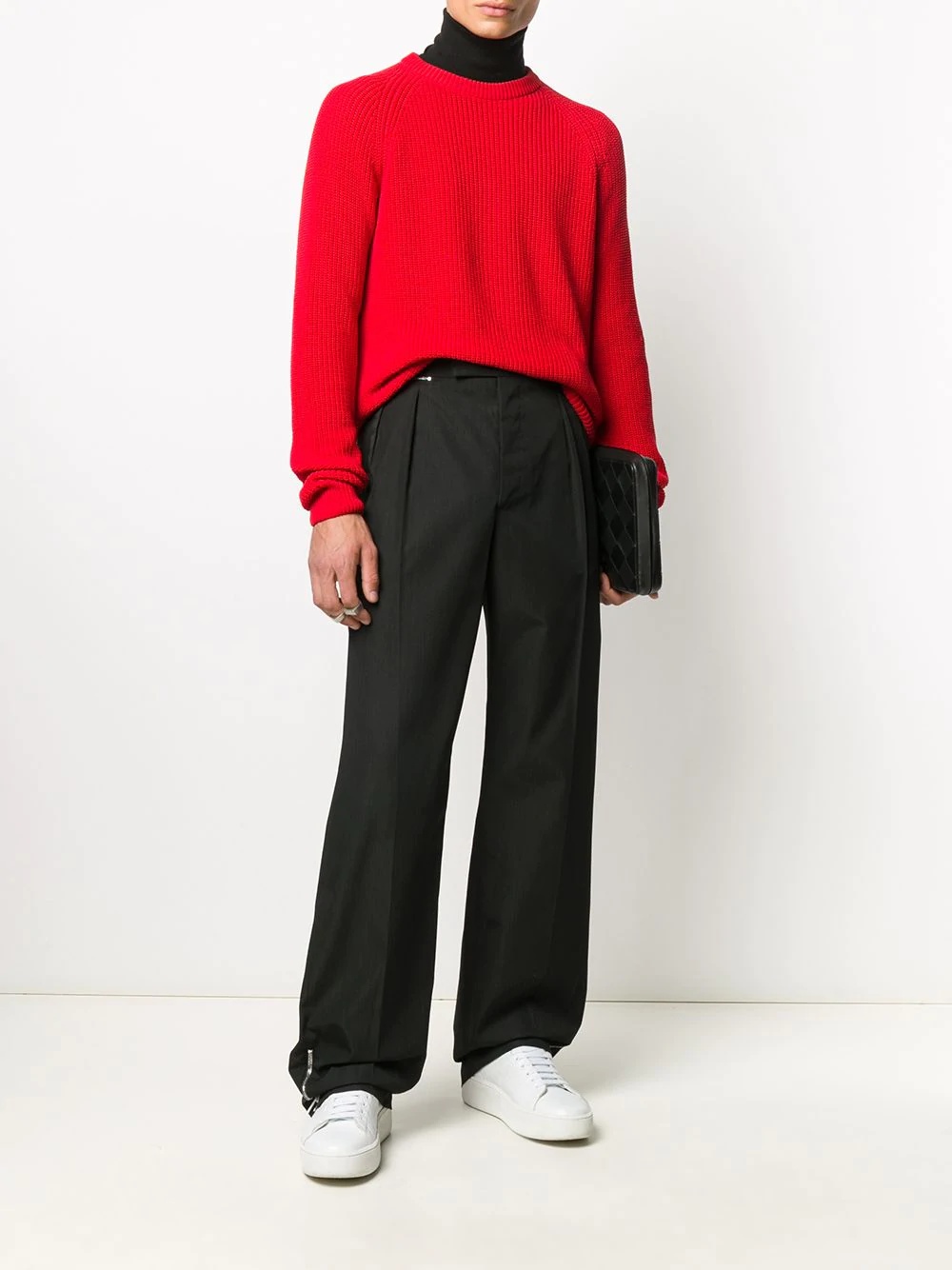 straight-leg trousers - 2