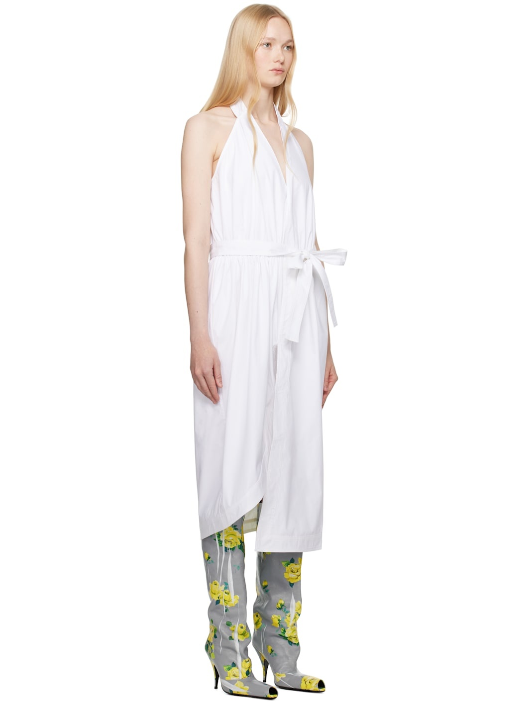 White Vitalia Midi Dress - 2
