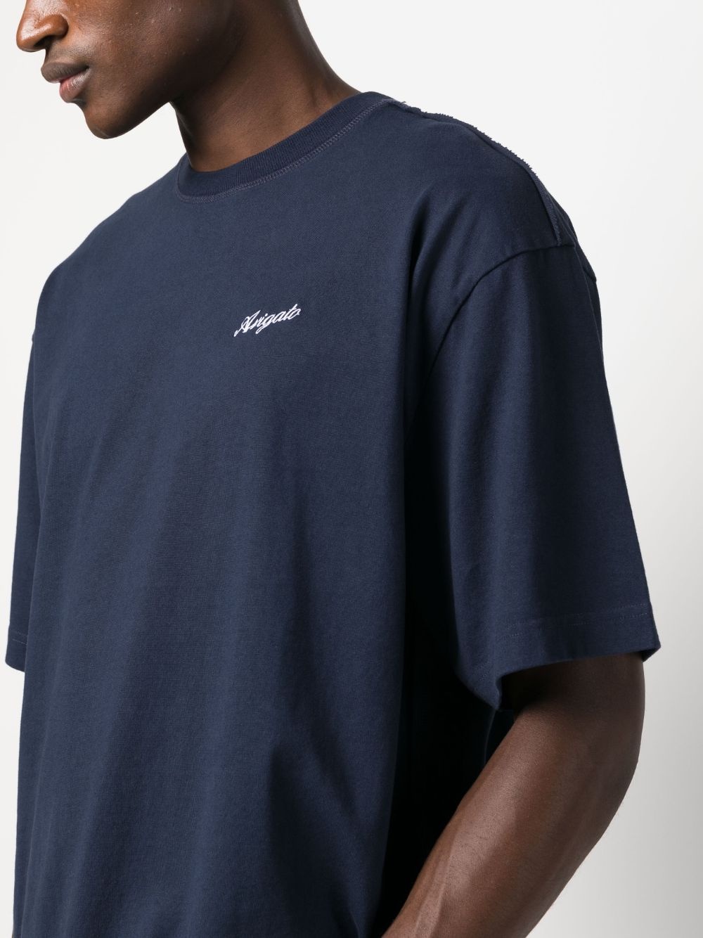 logo-embroidered T-shirt - 5