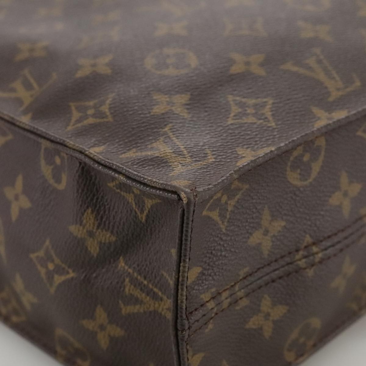 LOUIS VUITTON Monogram Sac Plat Hand Bag M51140 - 12