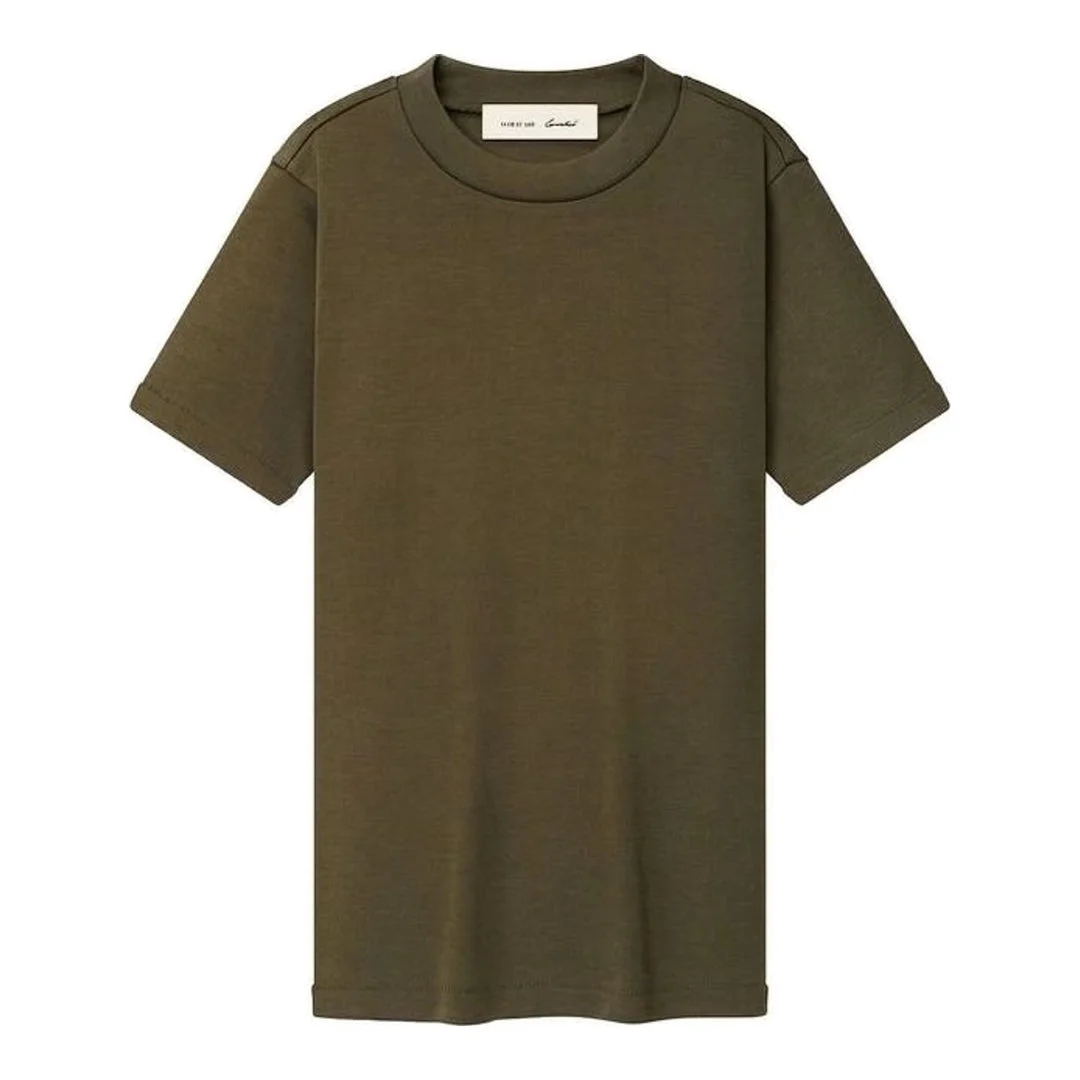 Soft Rib Fitted T-Shirt - 1