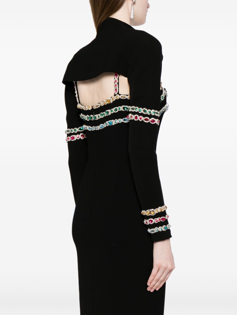 bead-embroidered cady bolero - 4