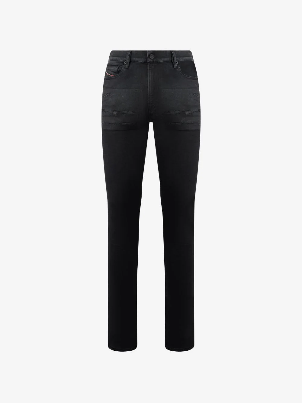 faded slim-fit jeans - 1