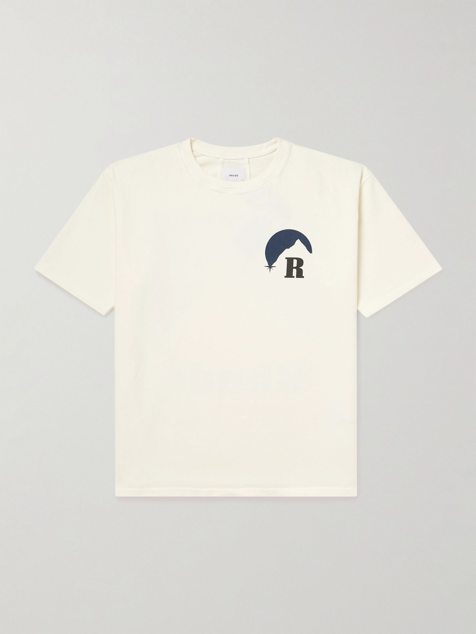 Moonlight Logo-Print Cotton-Jersey T-Shirt White - 1