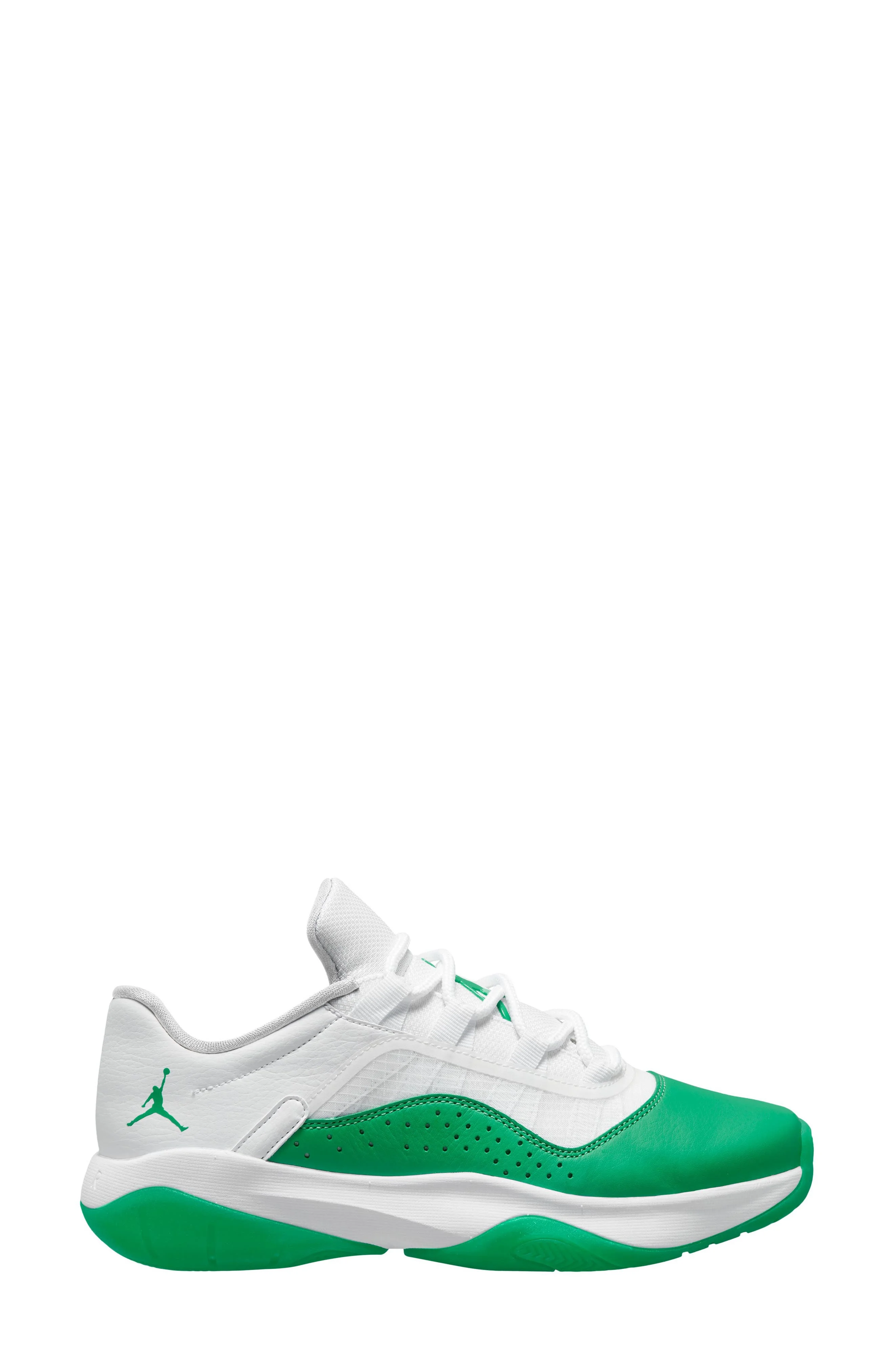 Air Jordan 11 CMFT Low Sneaker in White/Lucky Green/White at Nordstrom - 1