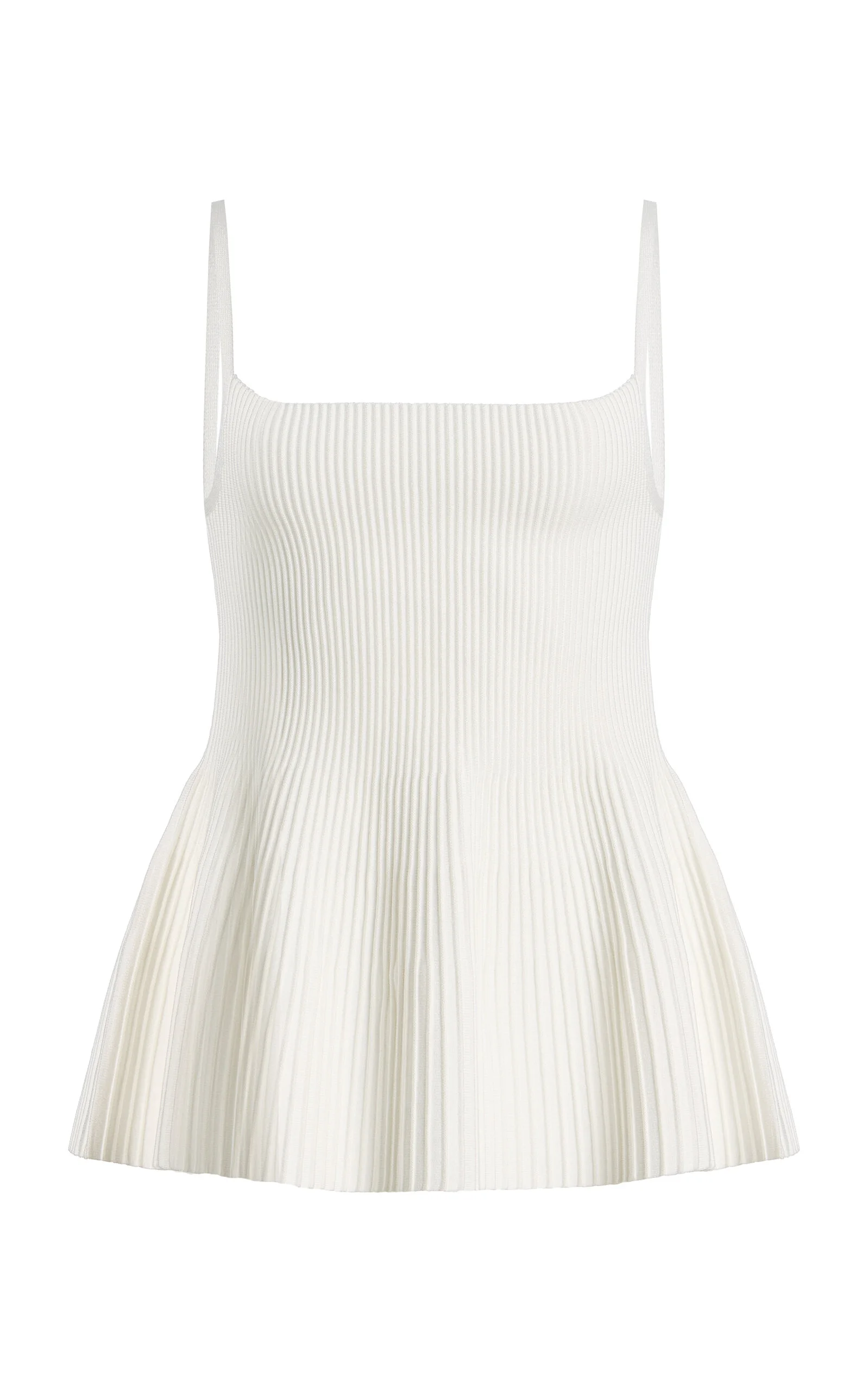 Instasculpt™ Rib Peplum Tank - 1
