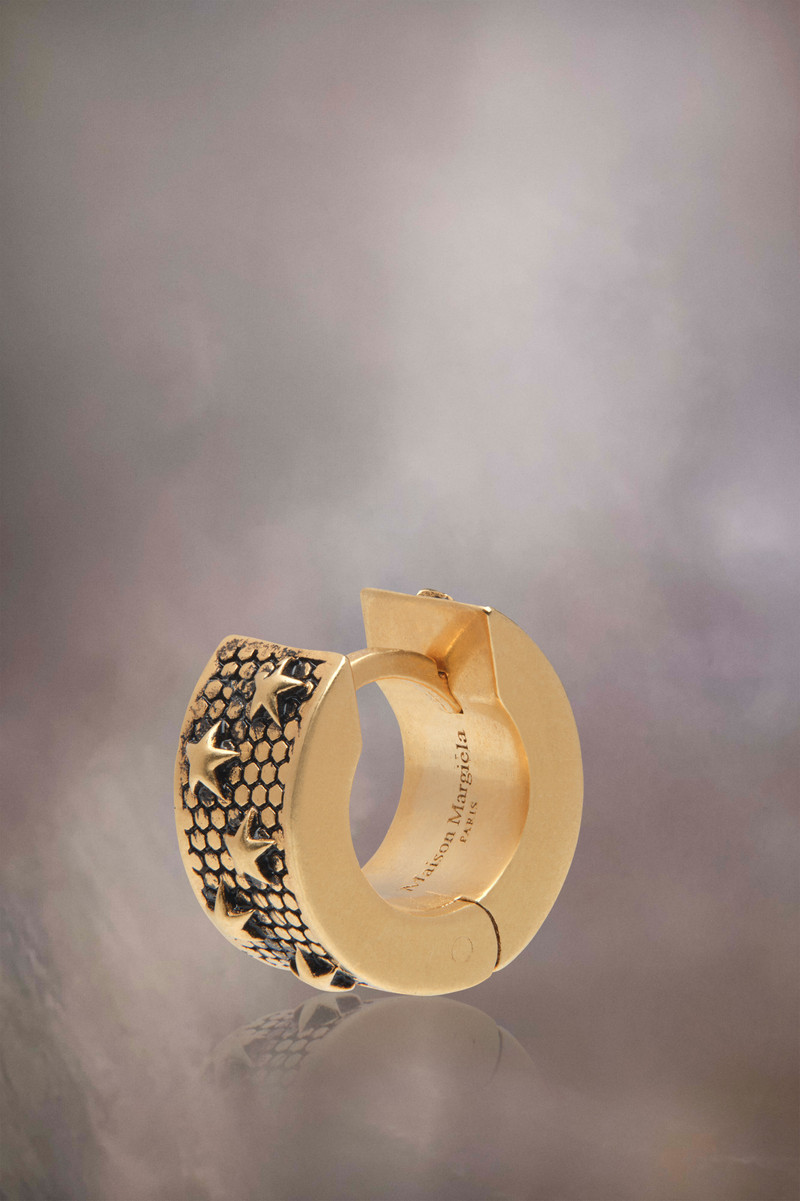 Star hoop earrings 3