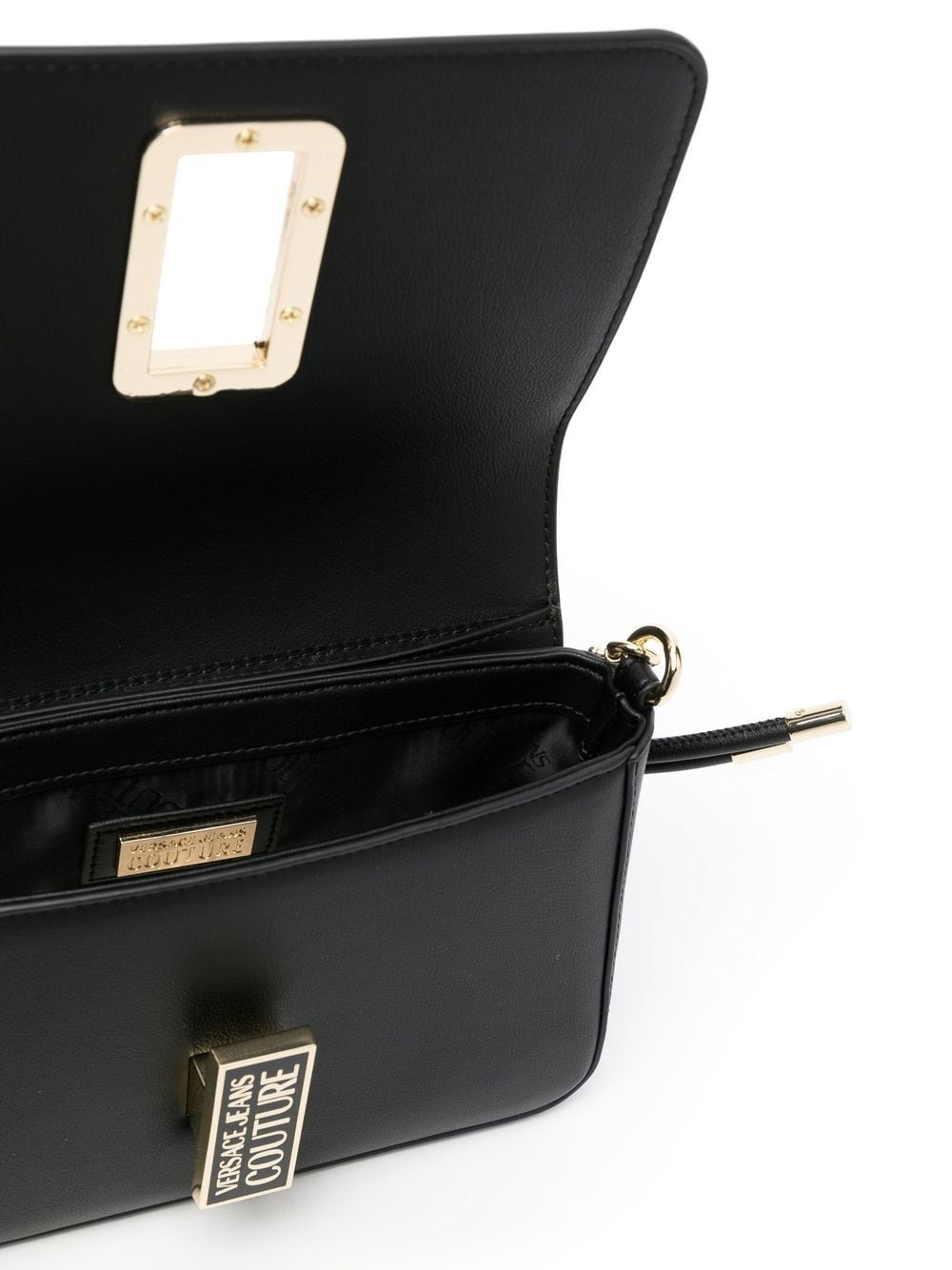 faux leather shoulder bag - 6