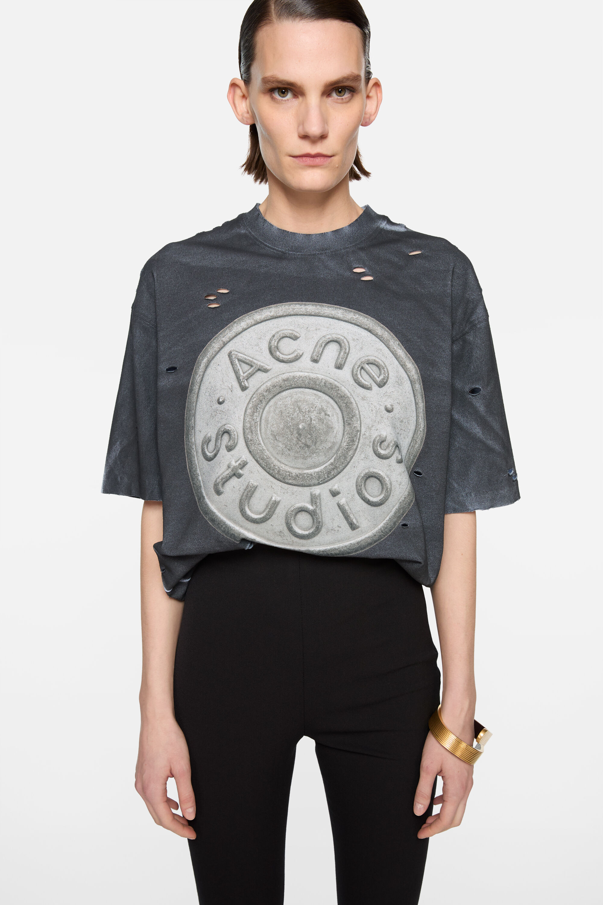 Logo t-shirt - Relaxed fit - Black - 4