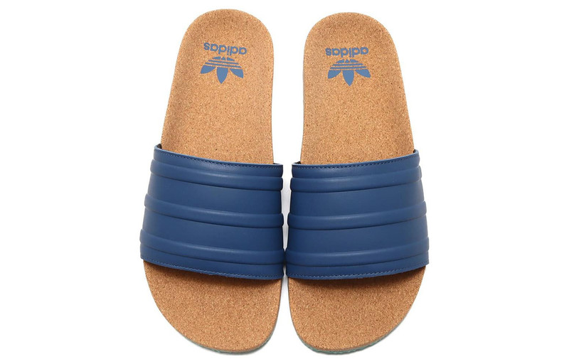 adidas Originals Adilette Premium Slides 'Cork Pack Night Indigo' GZ0061 4