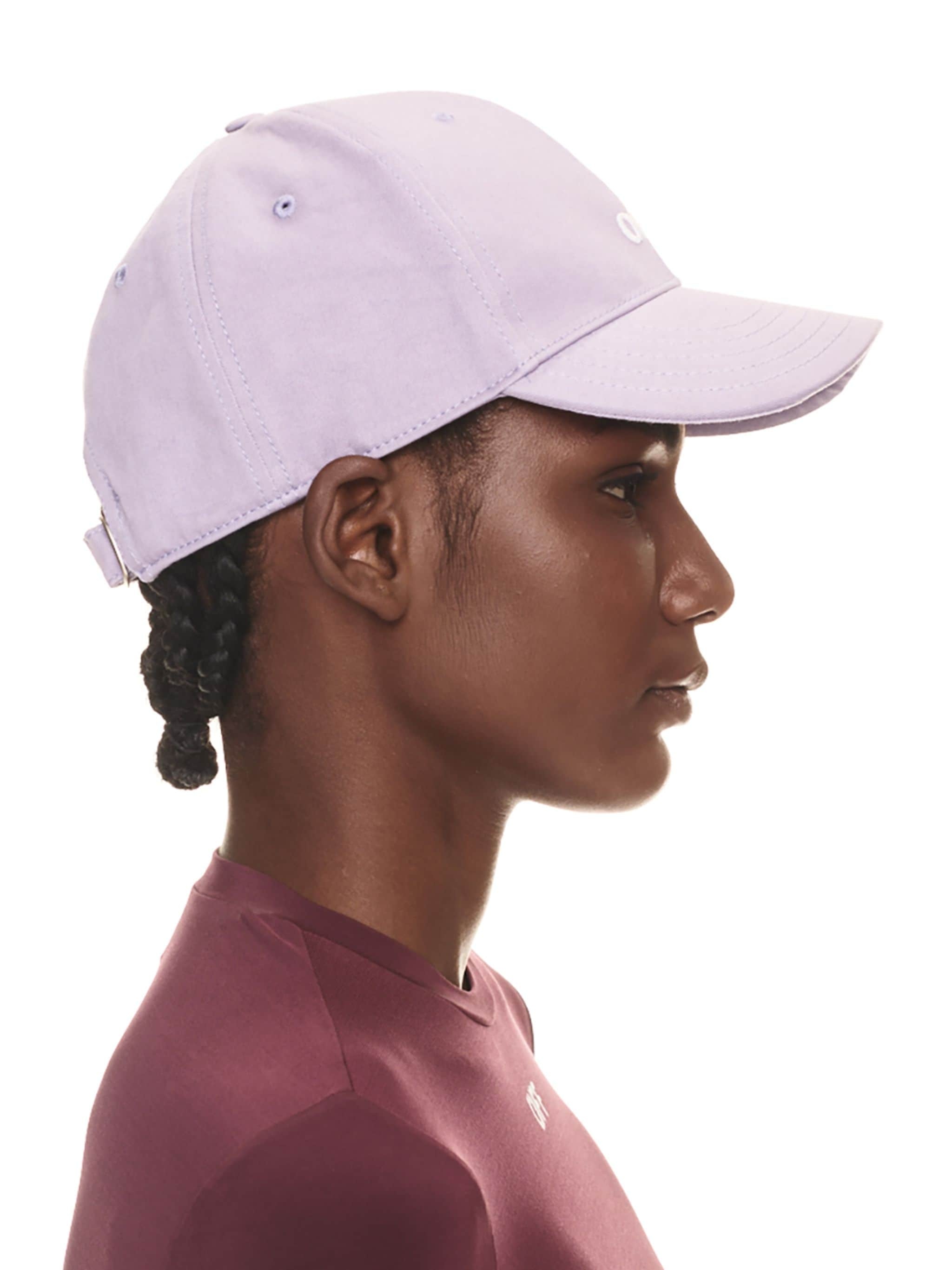 Drill Off Stamp Baseball Cap Lilac Whit - 5