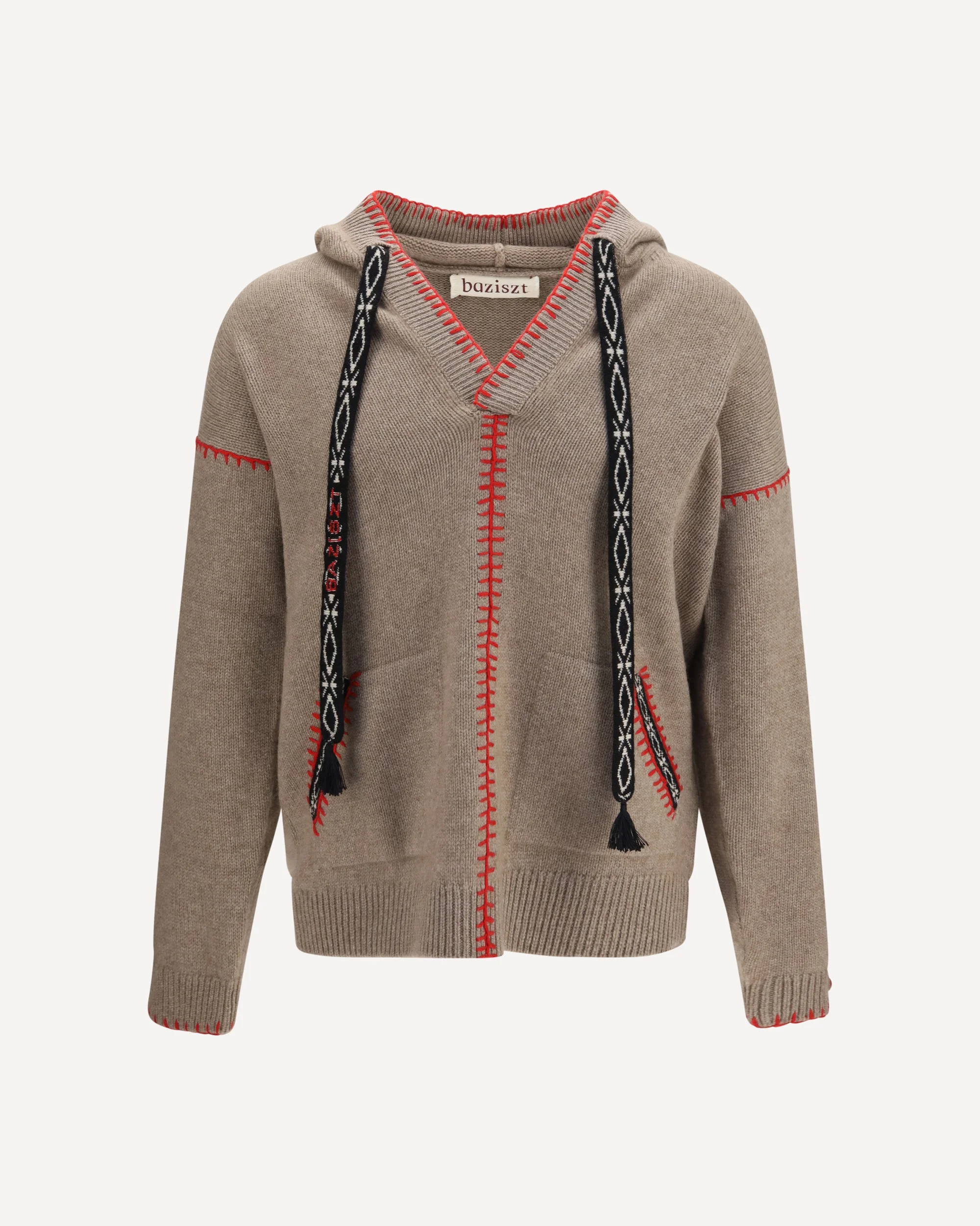 Kafti embroidered cashmere Sweater - 1