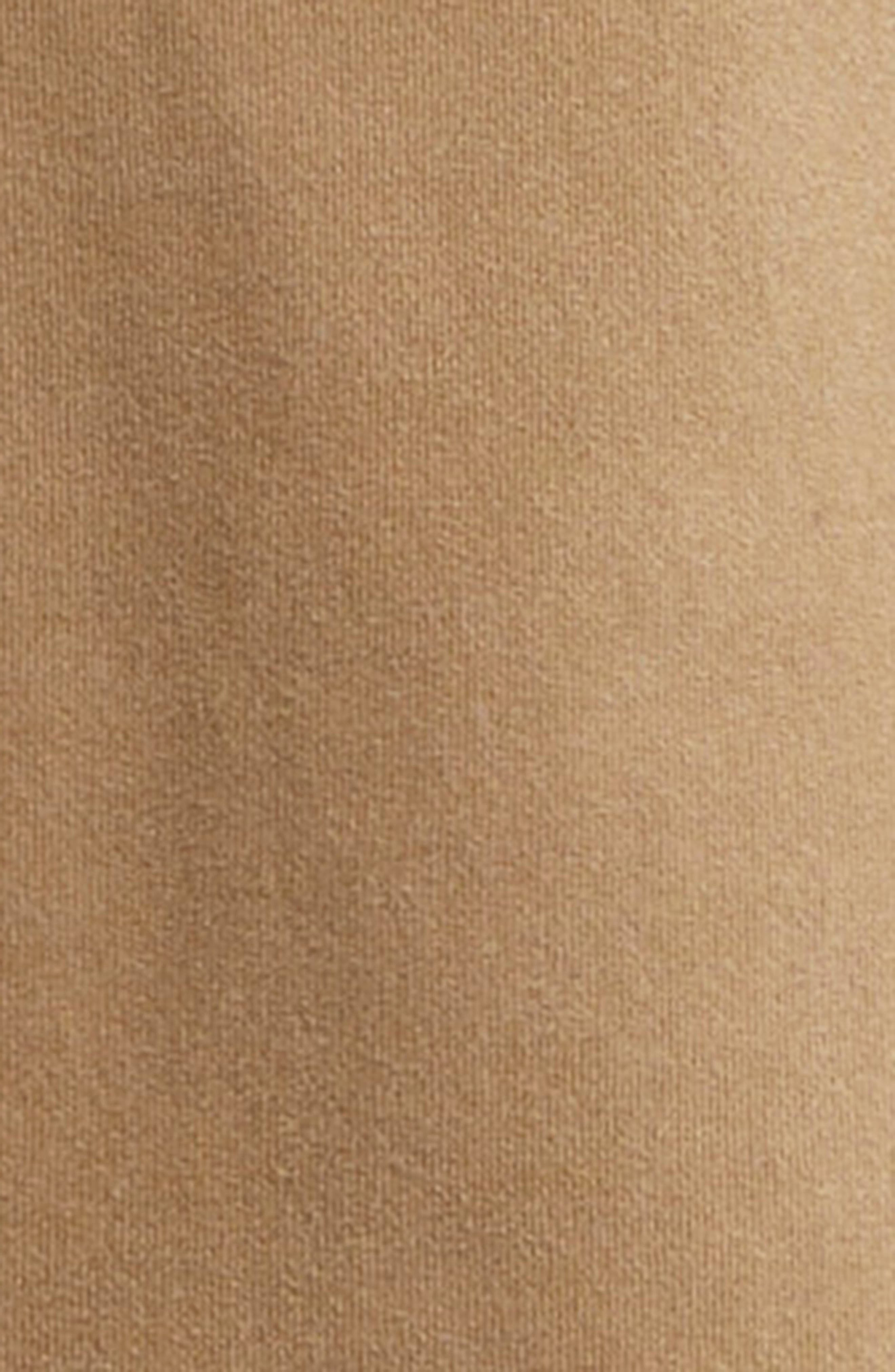 Isabel Marant Étoile Sandrina Long Sleeve Cotton Fleece Dress in Caramel at Nordstrom - 6