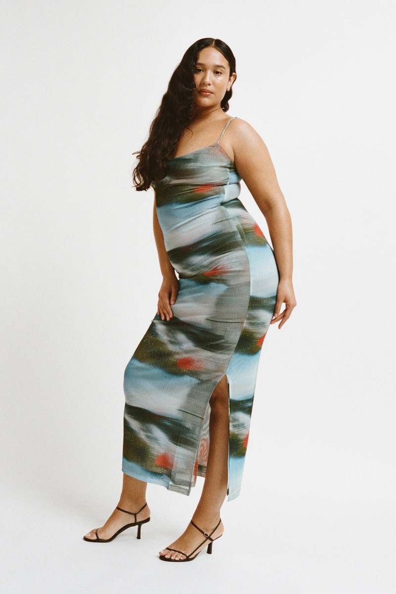 miaou THAIS DRESS - MOTION BLUE outlook