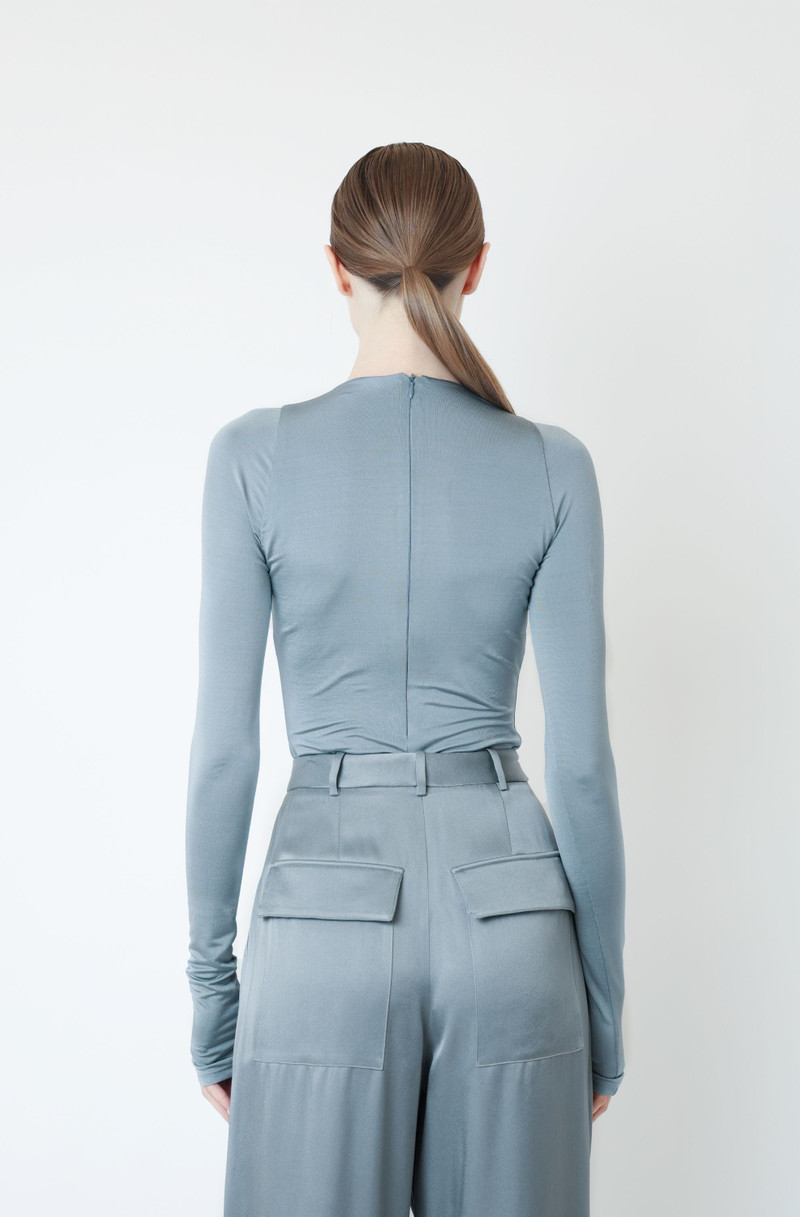 Jersey V Neck Bodysuit 3