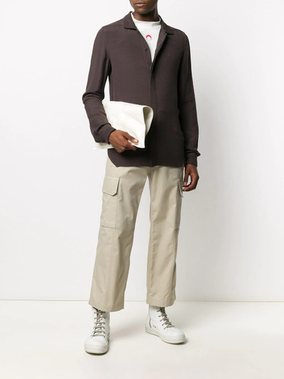 Rick Owens long sleeve concealed placket shirt outlook