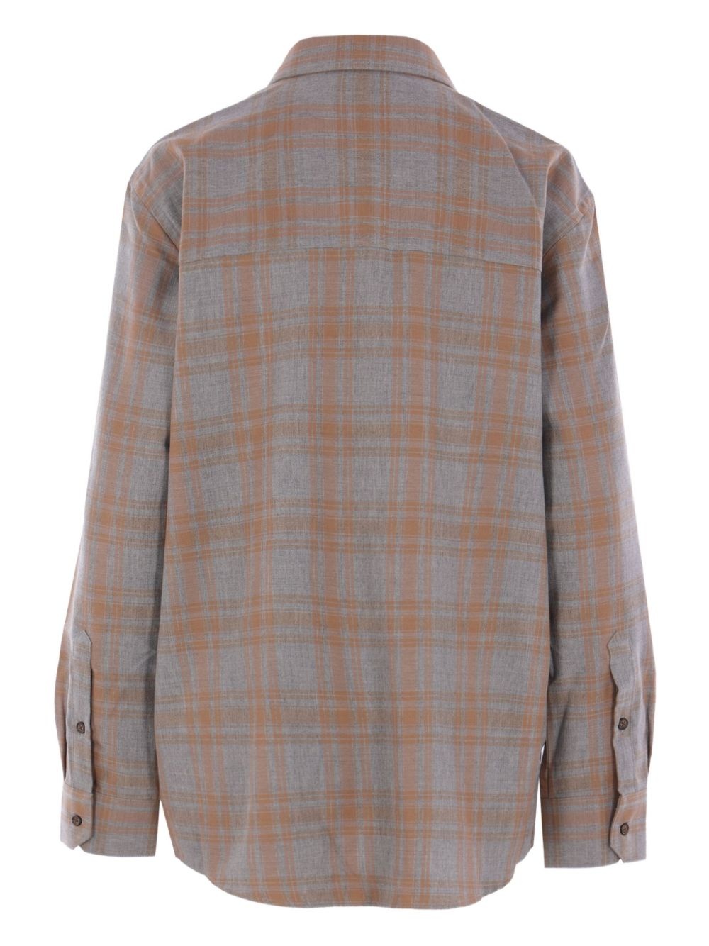check-pattern shirt - 2