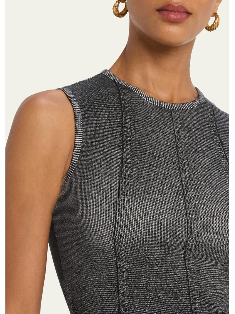 Miramar Ribbed Muscle Tank Top 5