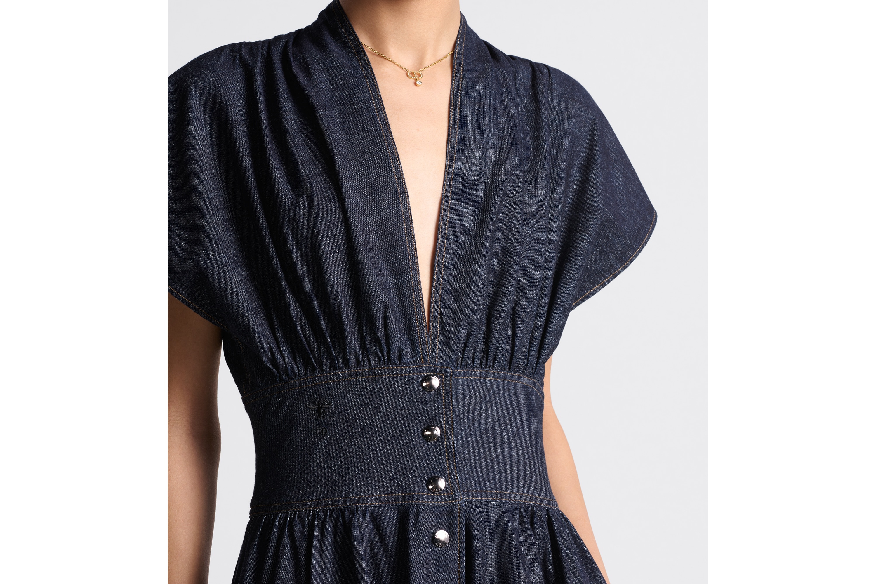 Flared Mid-Length Dress - 5