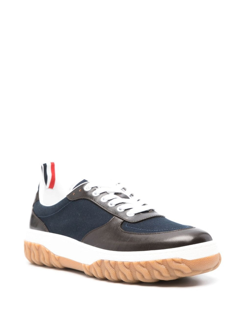 Thom Browne Letterman panelled sneakers outlook