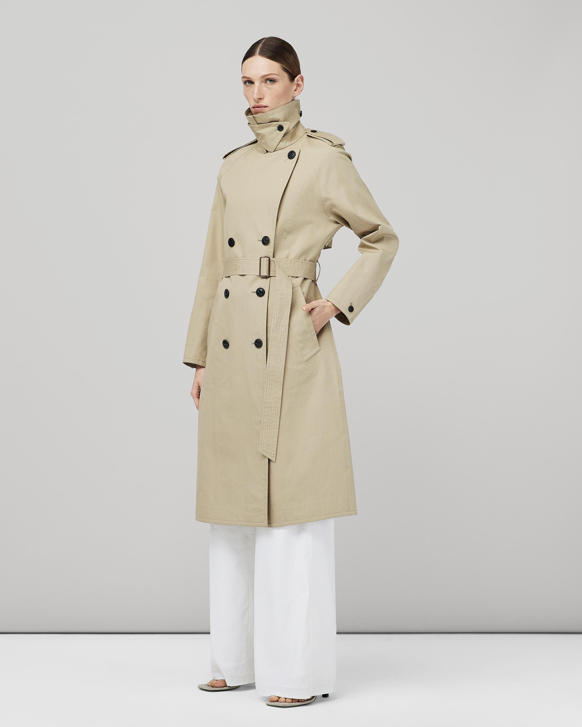 Gwyn Cotton Trench Coat
Classic Fit Coat - 2