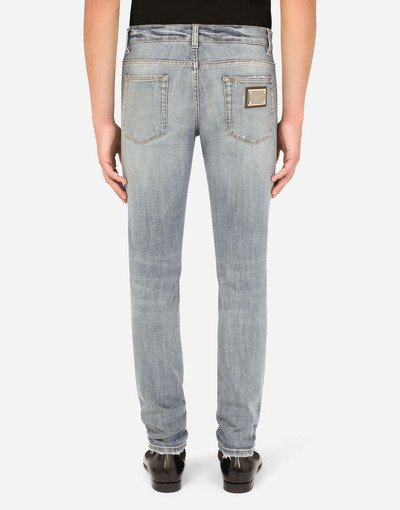 Dolce & Gabbana Light blue skinny stretch jeans outlook