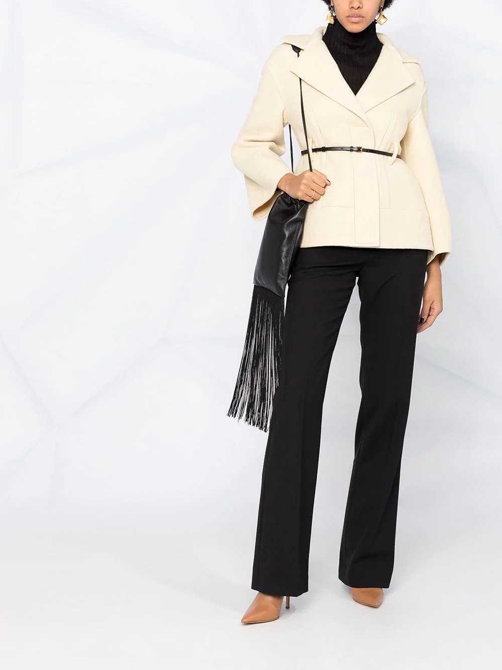 structured wool jacket - 2