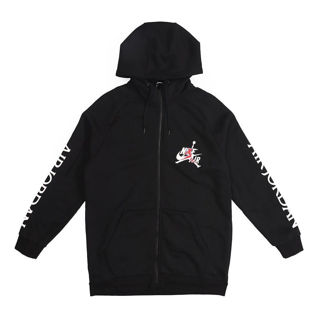 Air Jordan Air hooded Basketball Sports Fleece Lined Jacket Black CK2224-010 - 1