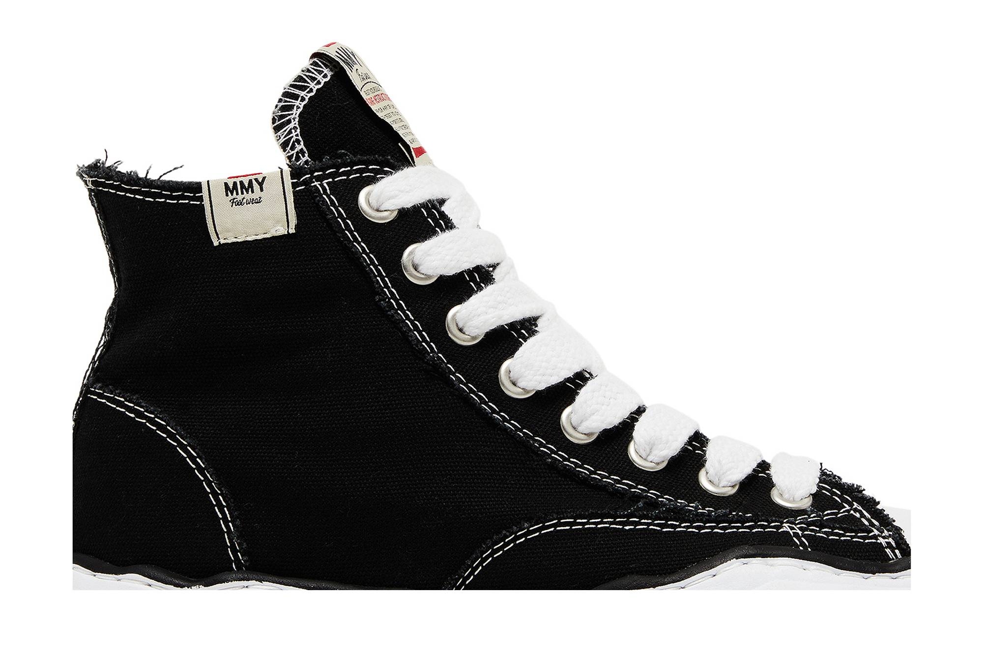 Maison Mihara Yasuhiro Peterson OG Sole Canvas High 'Black White' - 2