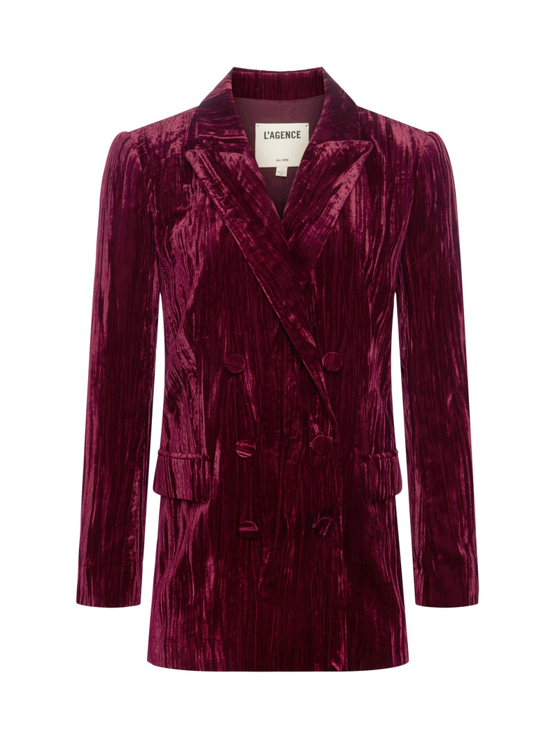 Aimee Velvet Blazer 1