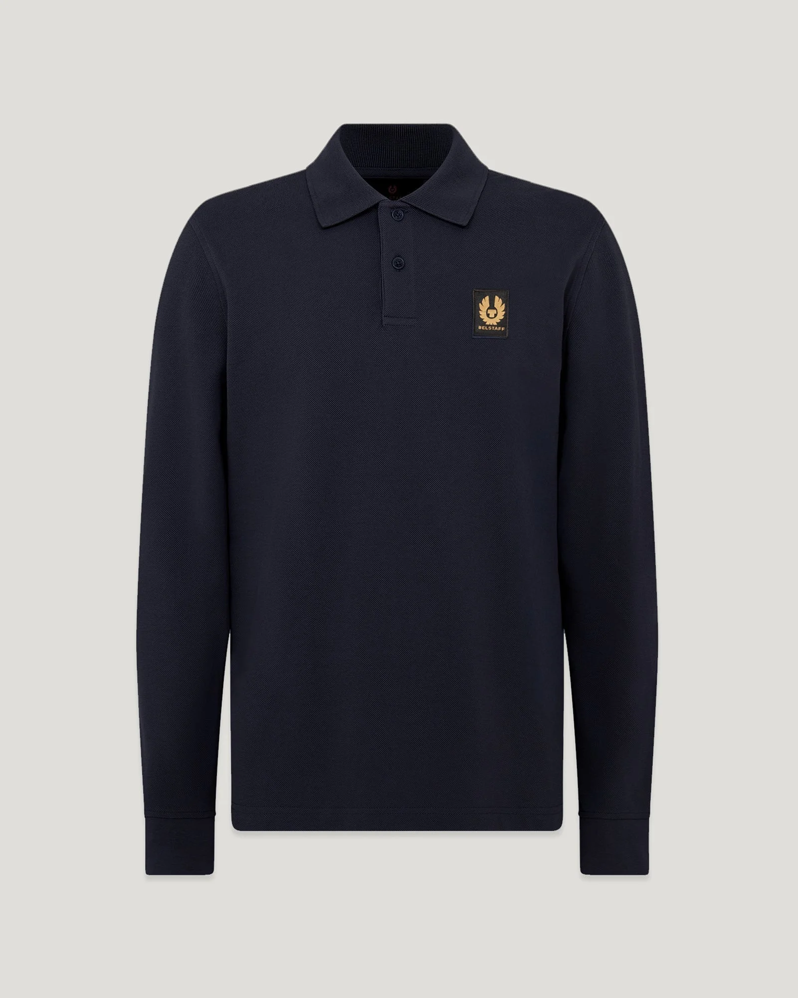 BELSTAFF LONG SLEEVED POLO - 1