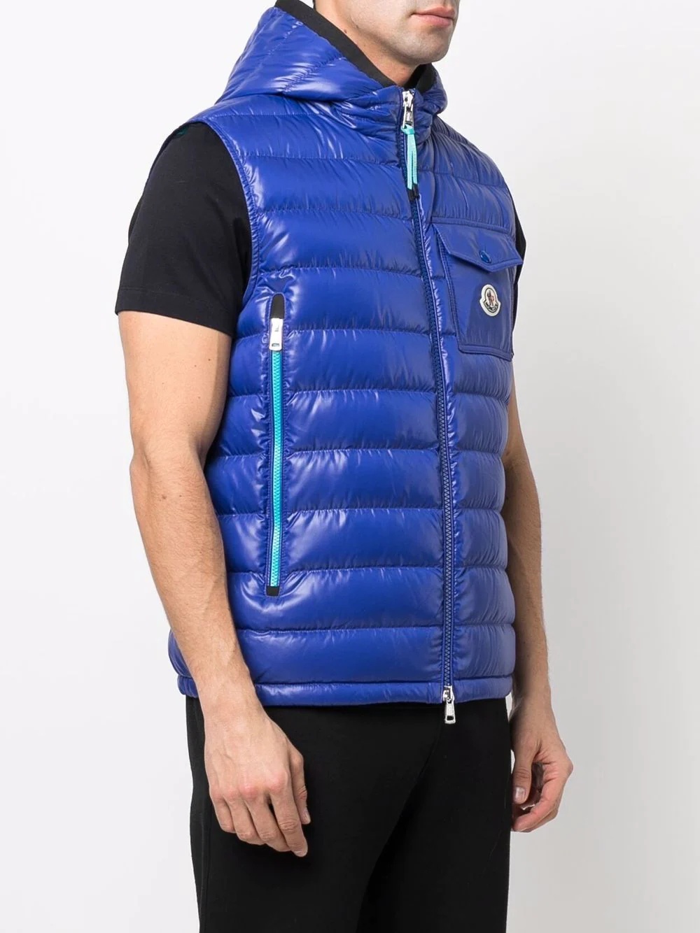 Ragot logo-patch padded gilet - 3