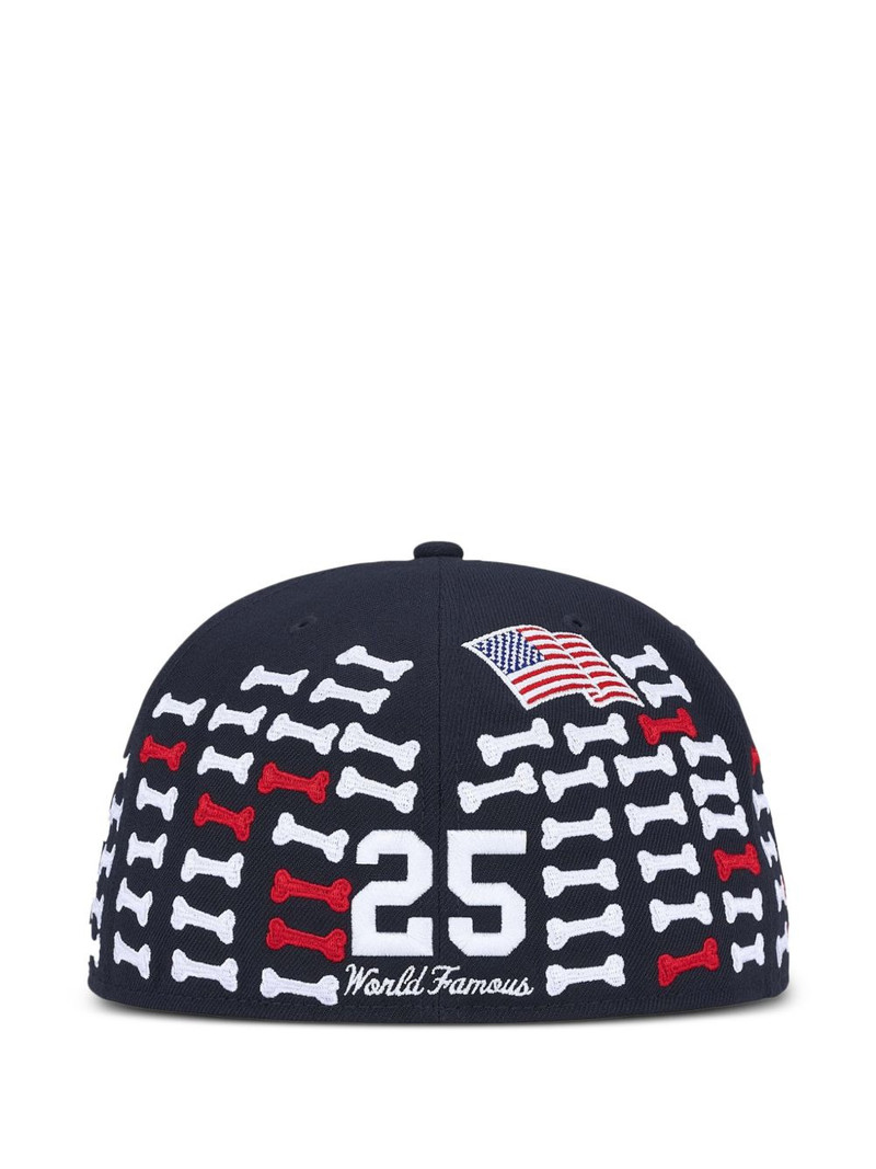 Supreme 59Fifty bone-patch baseball cap outlook