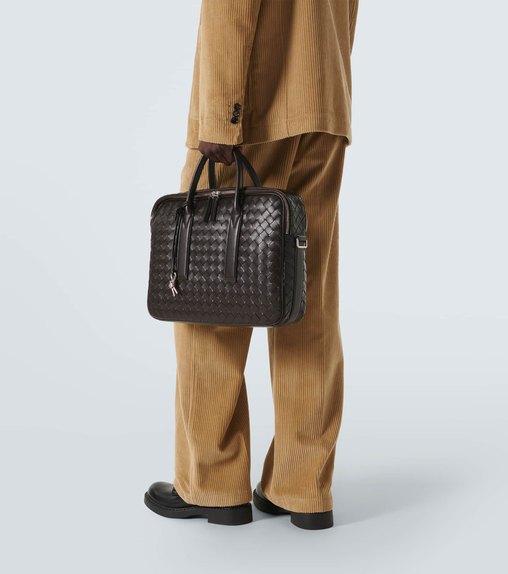 Getaway Large leather briefcase - 3