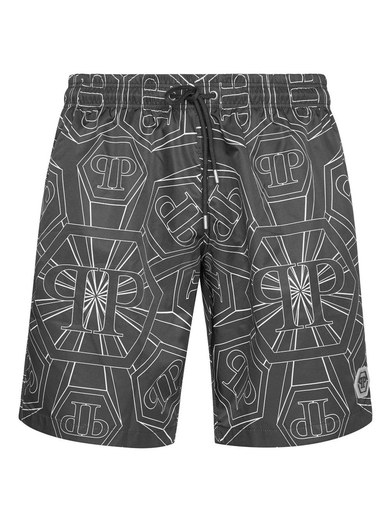 monogram swim shorts 1