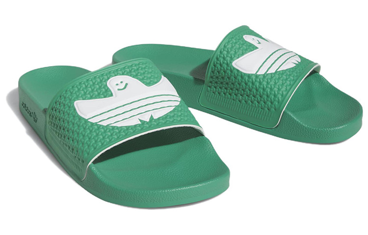 adidas Shmoofoil Slides 'Semi Court Green' HQ2033 - 3