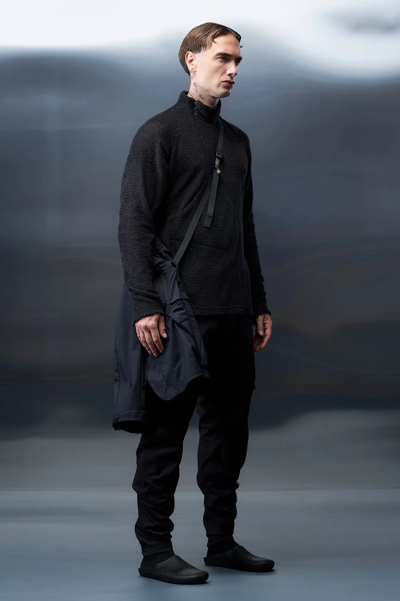 J29-CH Micro Twill Blazer Black - 20
