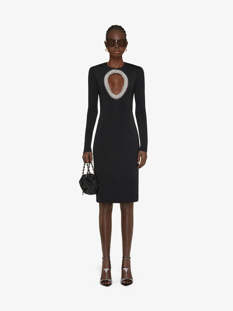 Givenchy EVENING DRESS IN KNIT WITH PEARLS AND CRYSTALS outlook