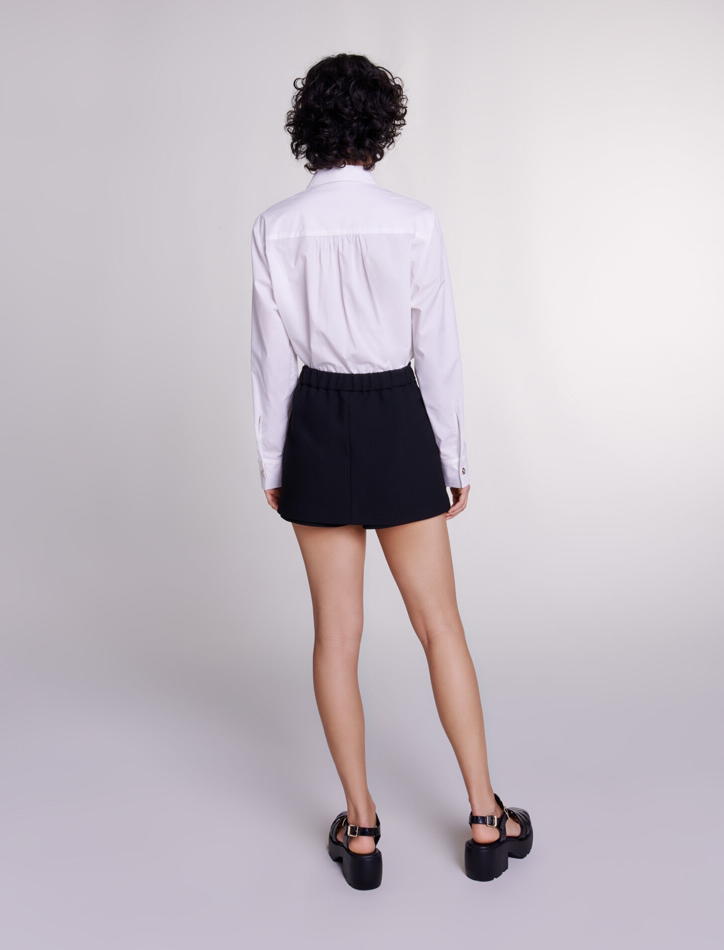 Skort-style shorts - 5