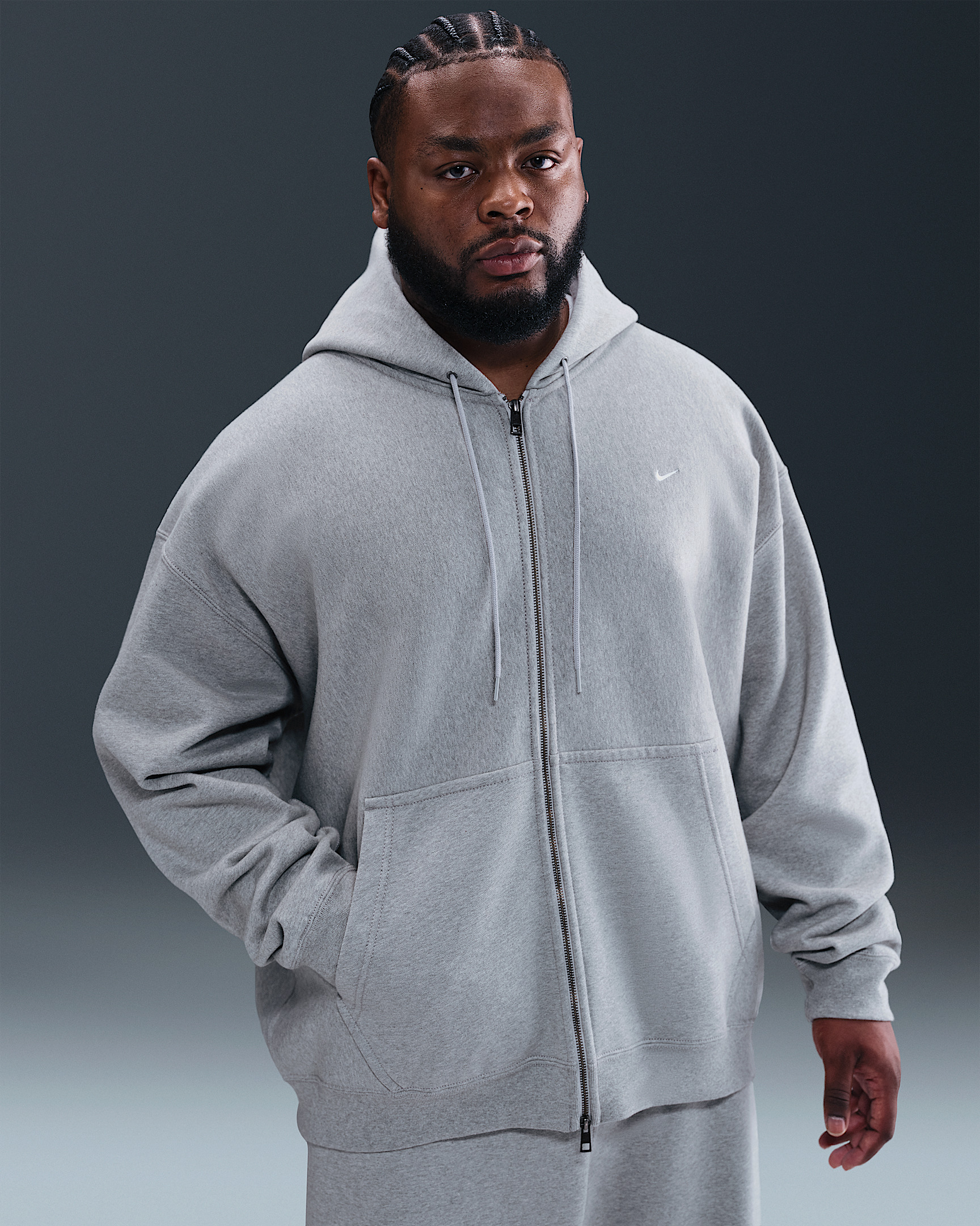 Nike Solo Swoosh Men's Full-Zip Fleece Hoodie - 6