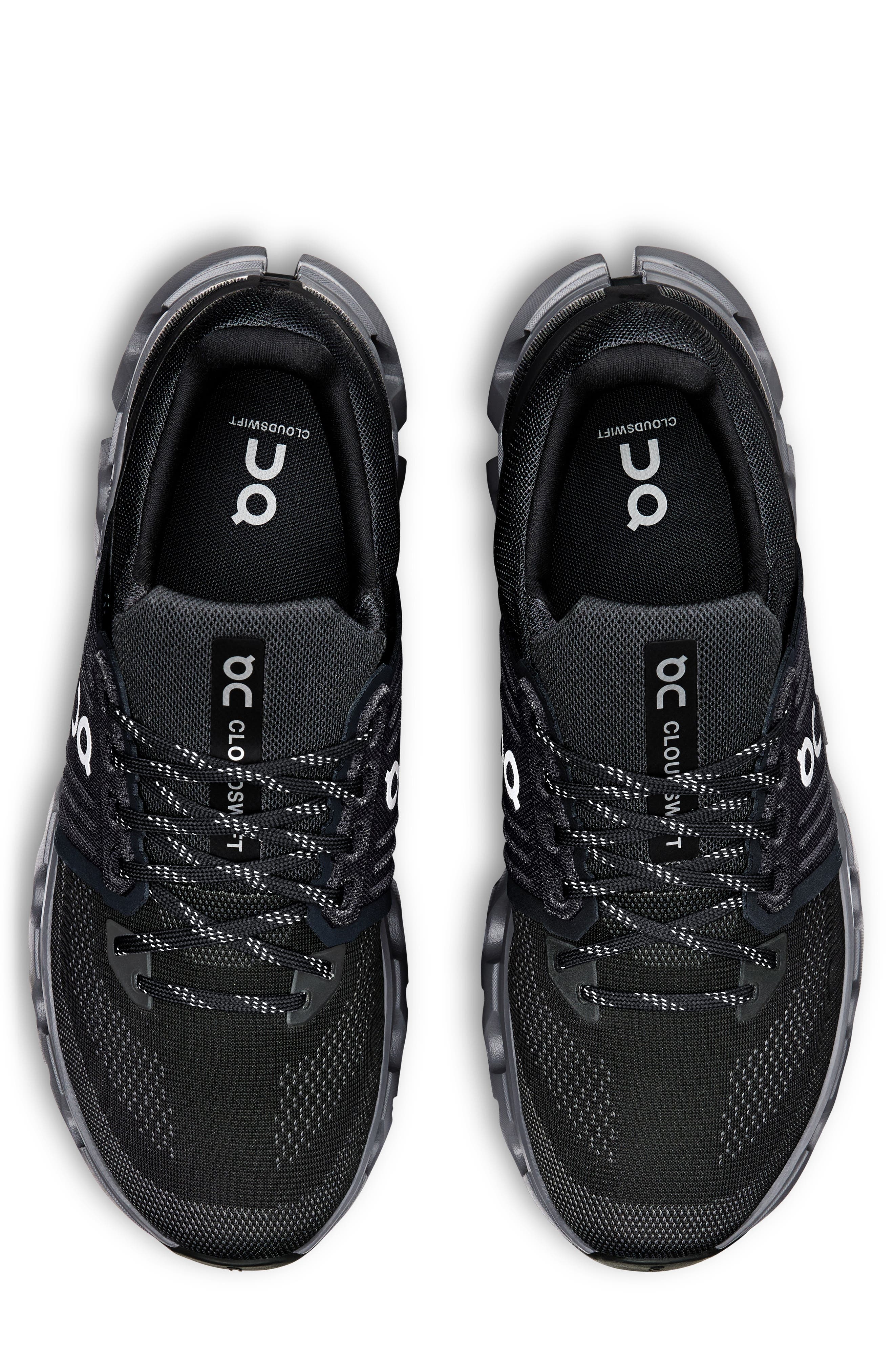 On Cloudswift 4 Running Shoe in Black/Rock at Nordstrom - 3