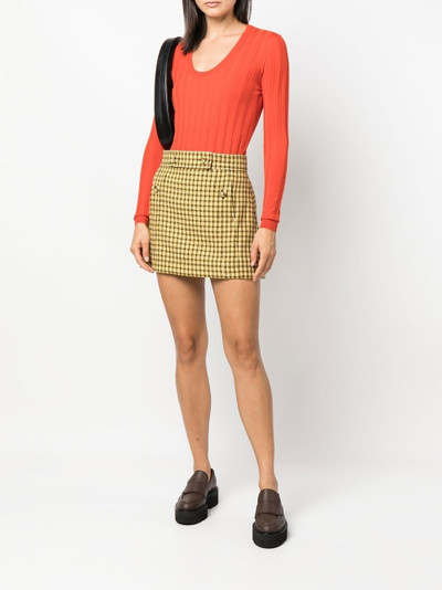 Plan C ribbed knitted top outlook