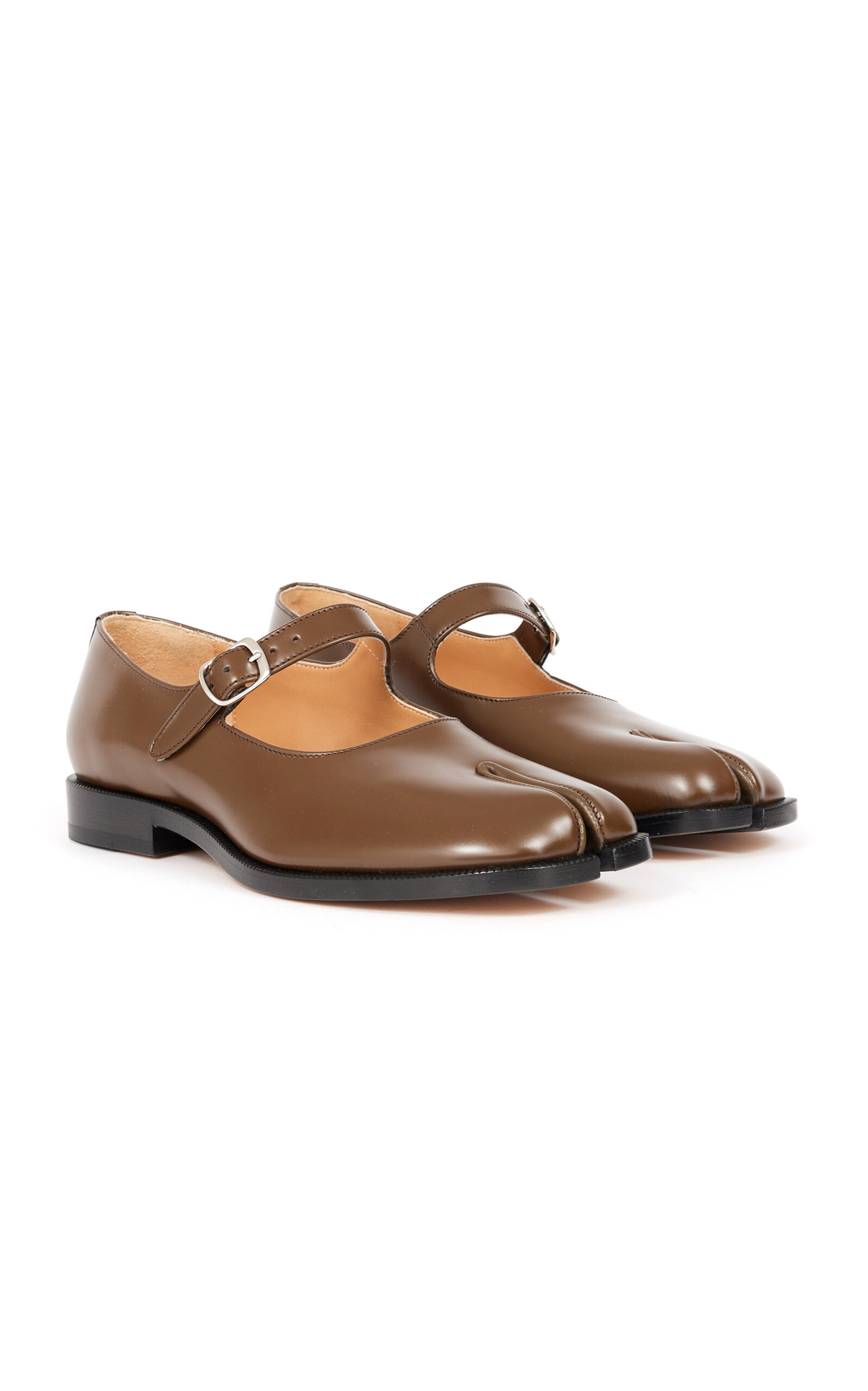 Tabi Leather Mary Jane Flats brown - 2