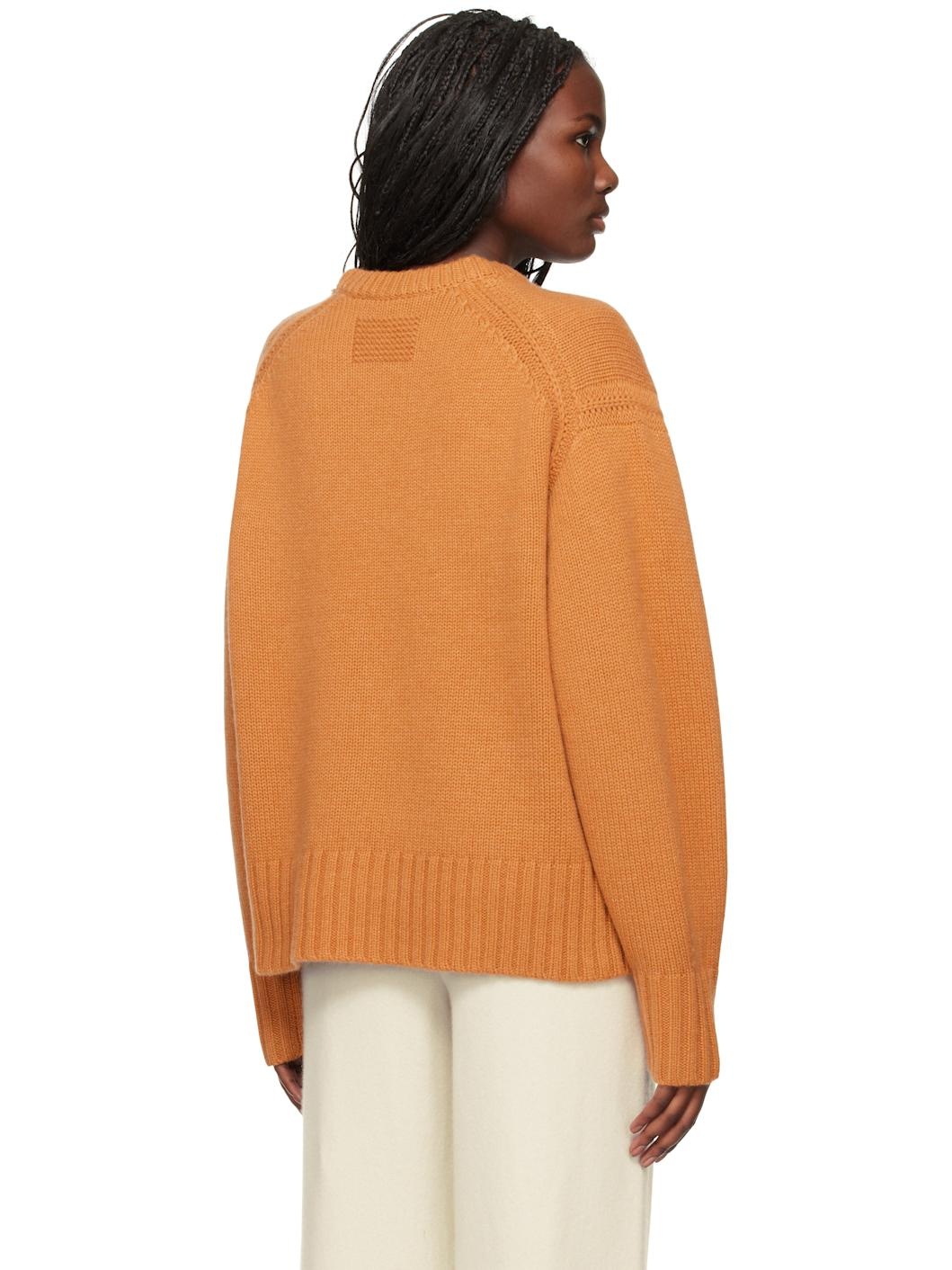 Yellow Cozy Crew Sweater - 3