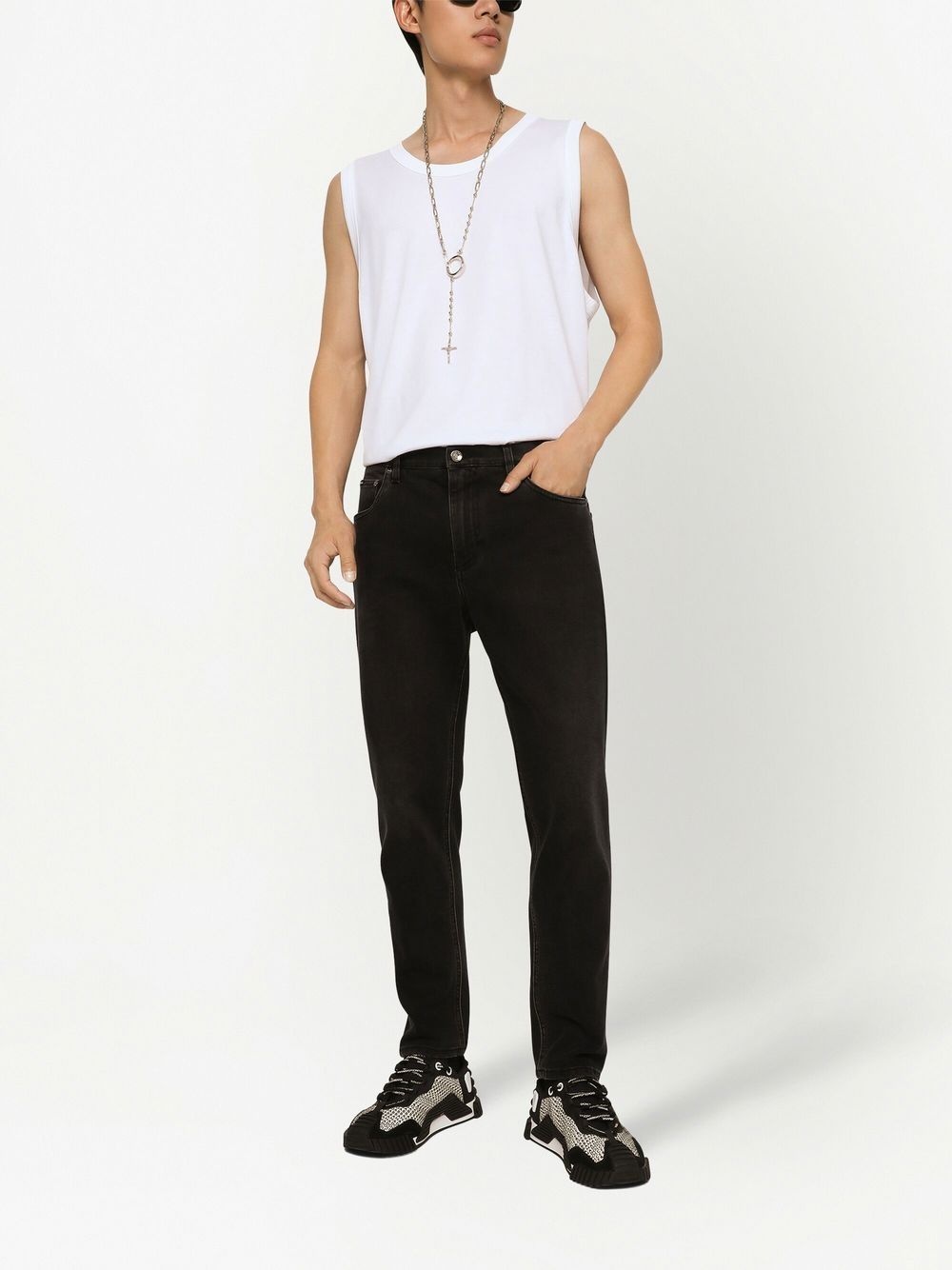 DG Essentials loose tapered jeans - 2