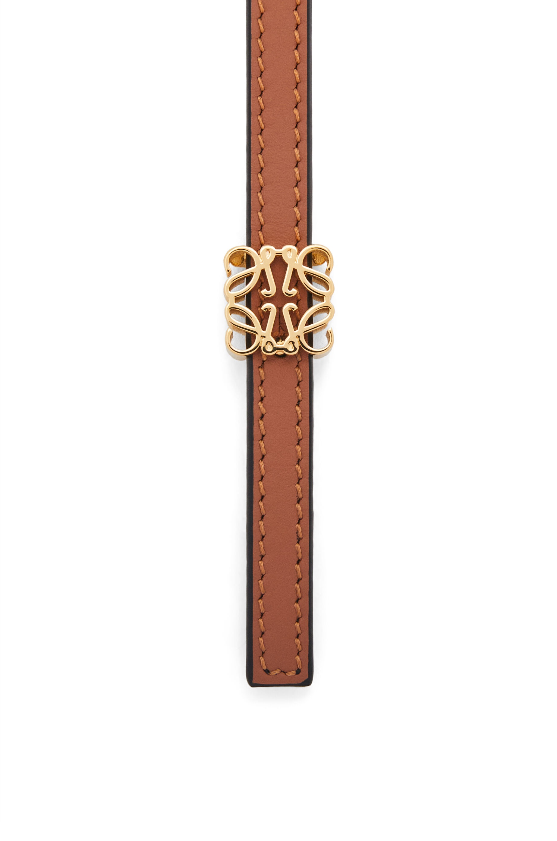Reversible Anagram cube belt in smooth calfskin - 3